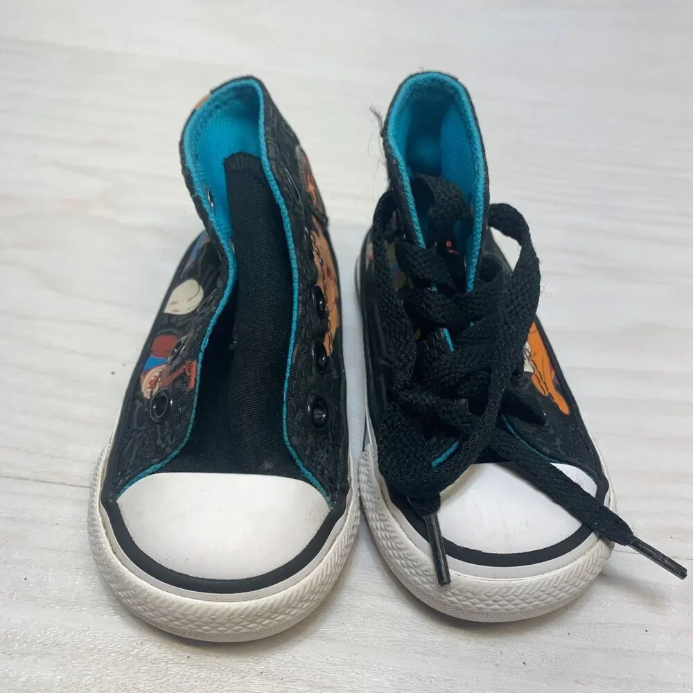 Converse All Star‎ Hi Top Canvas Sneakers Space Jam Tune Squad Toddler Size 4